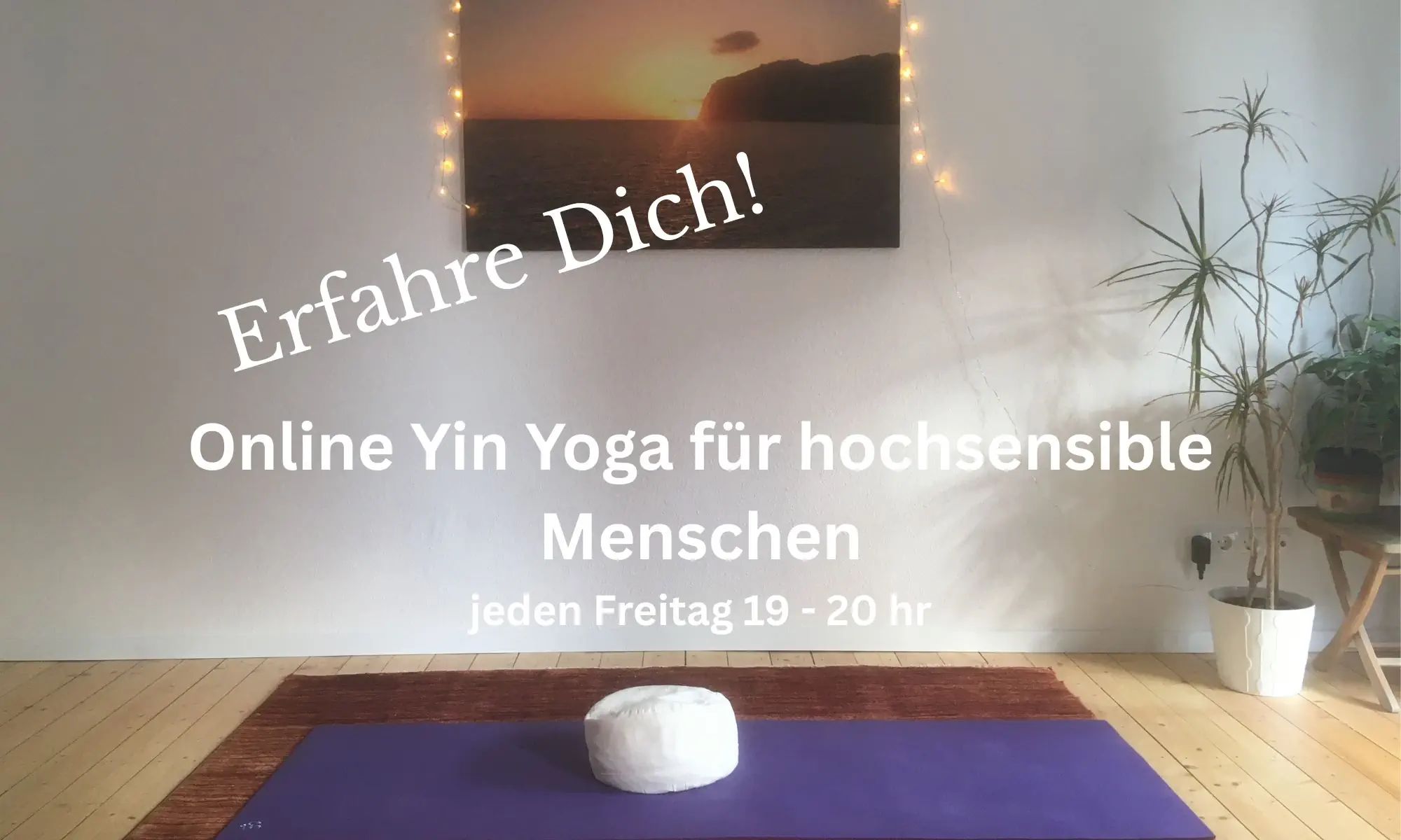 Online Yin Yoga für hochsensible Menschen